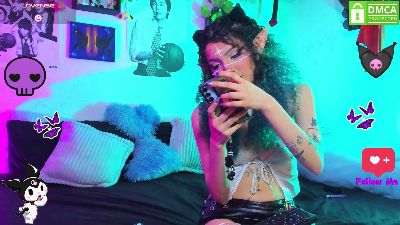 Bluedarkelf888 live cam on Cam4