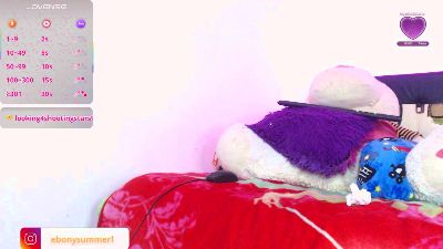 Ebonysummer_ live cam on Cam4