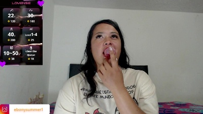 Ebonysummer_ live cam on Cam4