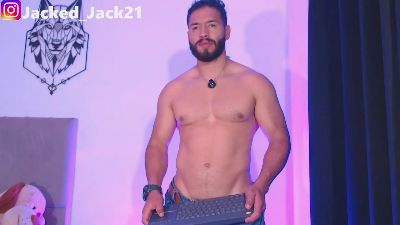 Jackmrmuscle live cam on Cam4