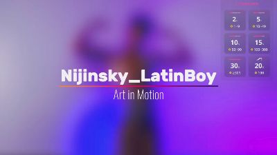 nijinsky_latin live cam on Cam4
