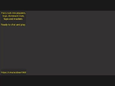 subbear1968 live cam on Cam4