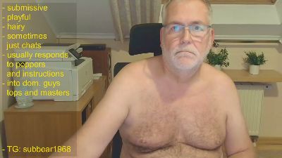 subbear1968 live cam on Cam4