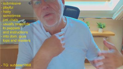 subbear1968 live cam on Cam4