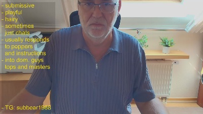 subbear1968 live cam on Cam4