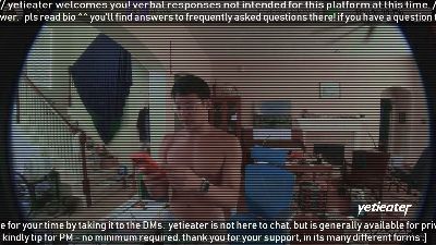 yetieater live cam on Cam4