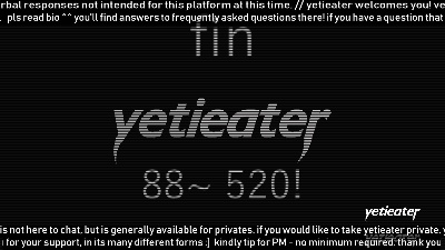 yetieater live cam on Cam4