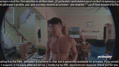 yetieater live cam on Cam4